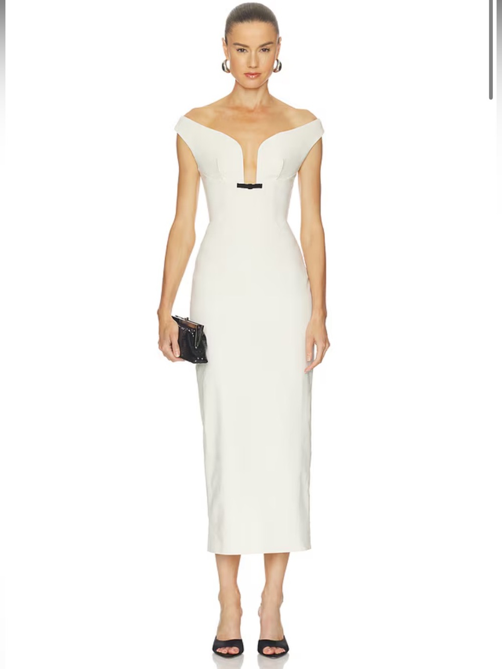 NWOT! Camila Coelho Aurora Midi Dress in Ivory